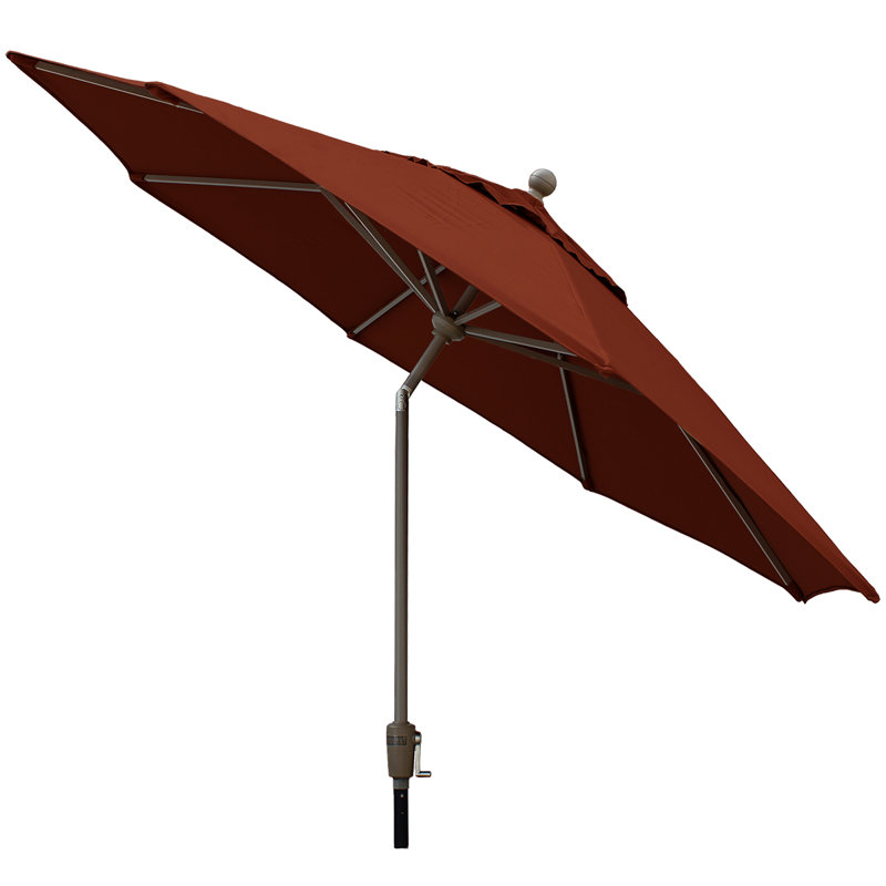 Parasol de marché 9 pi Hargus, Sunbrella® terre cuite