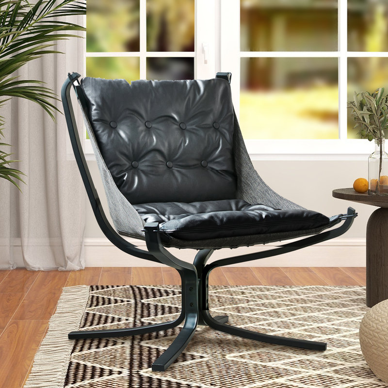 Greycin 29" Wide Genuine Leather Accent Chair