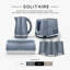 Tower Solitaire Bread Bin and Set of 3 Storage Canisters for Coffee/Sugar/Tea 1.5L-116111186