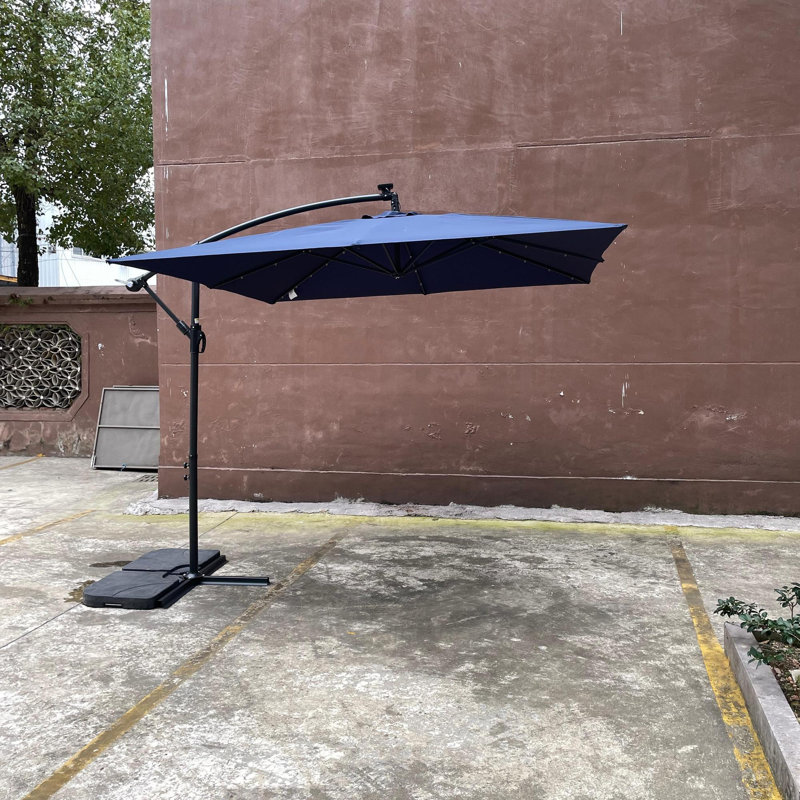 Parasol carré carré pour l'extérieur, Marine