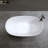 Modern Durable Independent Stone Resin Bathtub For Small Households