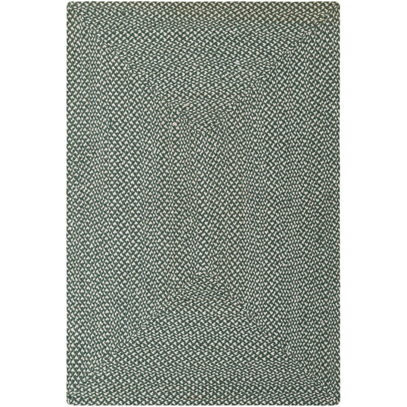 Tapis contemporain Aideen - vert, Rectangle 4 pi 1 po x 6 pi 1 po
