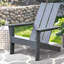 Chaise Alexir Adirondack, chaise de patio inclinable en PEHD résistant aux intempéries-1750729416