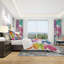 Circle Abstract Colourfields - Ensemble de housse de couette moderne et contemporain - Microfibre de polyester-38759216