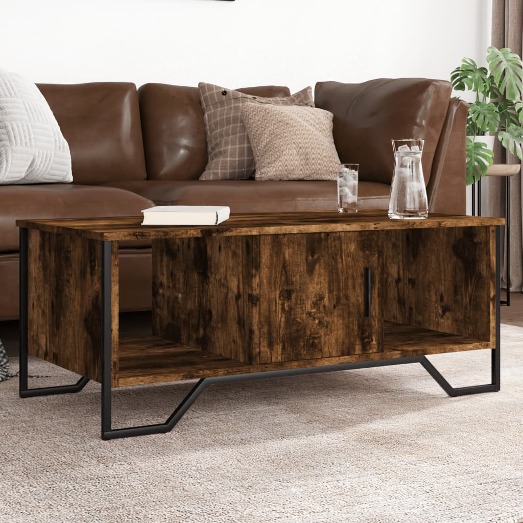 Vidaxl Couchtisch Grau Sonoma 100X51x40 Cm Holzwerkstoff