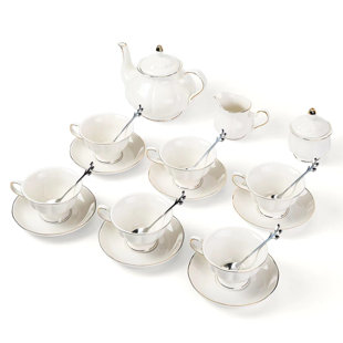 HIGEMZ 30.7oz. No Pattern Teapot Set