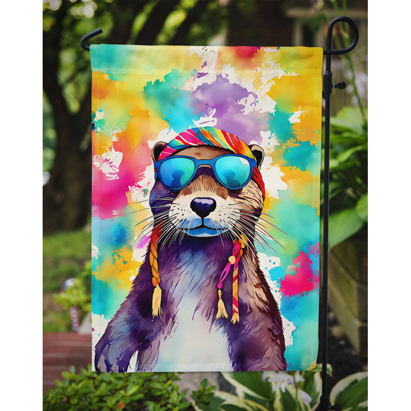 Drapeau de jardin hippie