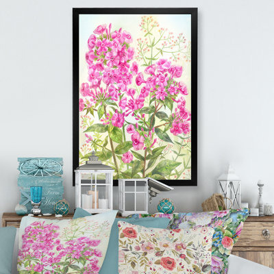 «Blossoming Pink Spring Flower», peinture sur toile
