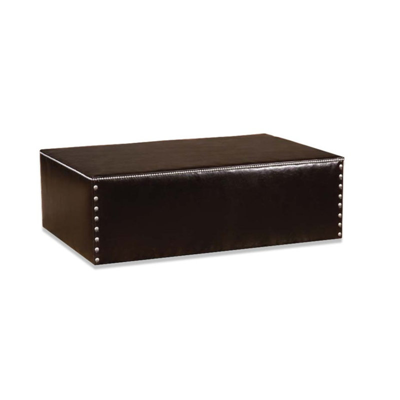 Leather Bench, Bosley Brown, French Dark Cherry