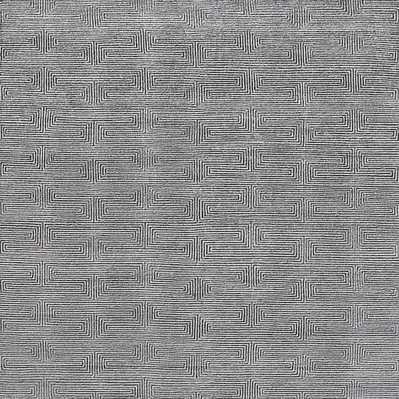 Tapis oriental gris Lemi, Carré 8 pi