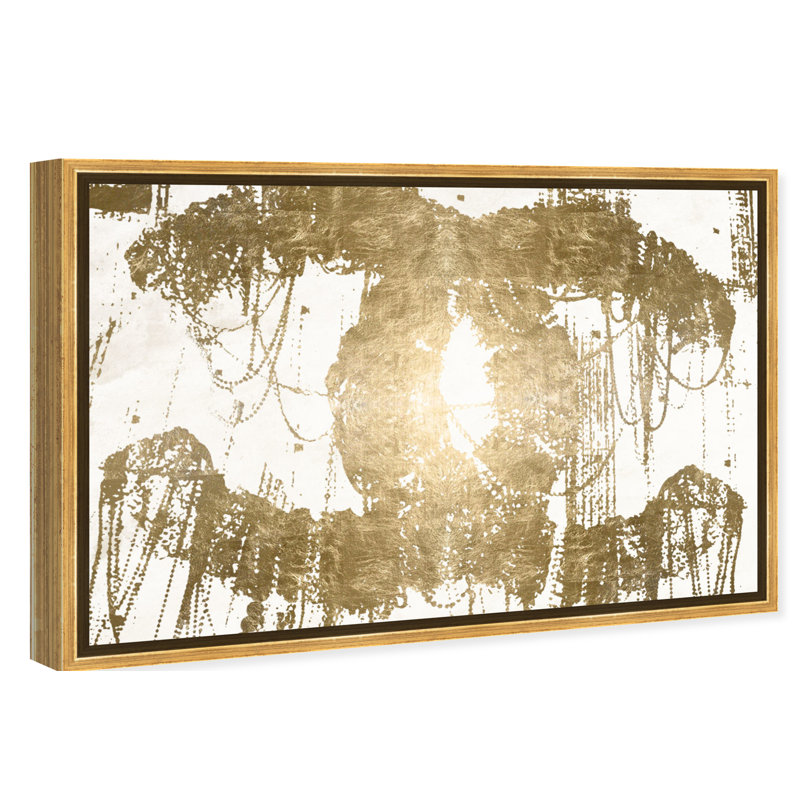 Hey Lolita - Graphic Art on Canvas, Gold Framed, 24" H x 36" W