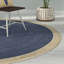 Tapis bleu / naturel Giard-858470445
