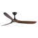 Netrapal 3-Blade Indoor Ceiling Fan with Remote and Light,3 LED Colors,6 Speed DC Motor,Timer