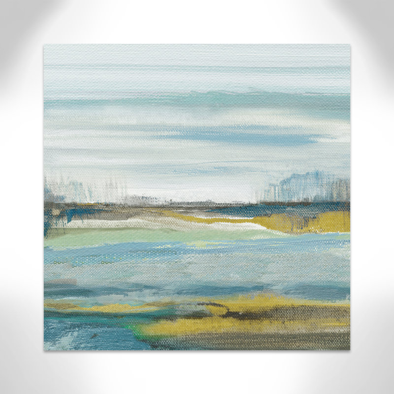 Lewbeach II - Peinture, Toile tendue, H 45 po x l 45 po x P 1,38 po