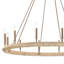 Lustre 52 po Cabana en or laqué avec feuille de maïs séchée-625591718