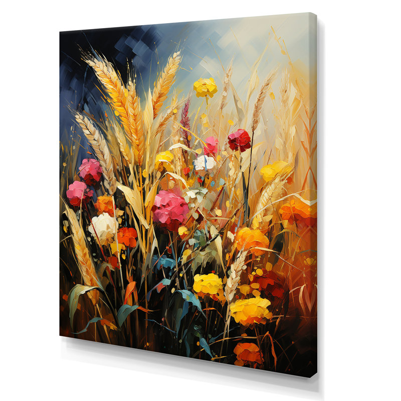 Bloomimg Farmer Fields I sur toile, Toile tendue, 44" H x 34" W