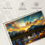 Grand Teton, reproduction sur toile-1969632638