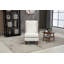 Fauteuil à oreilles rembourré Biali-592563461