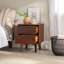 Ulti Solid Wood Bedside Table-2002381101