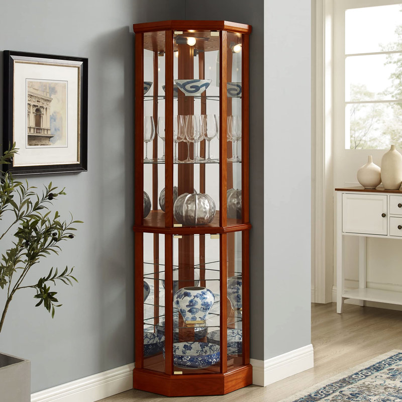 Vitrine Curio, Chêne
