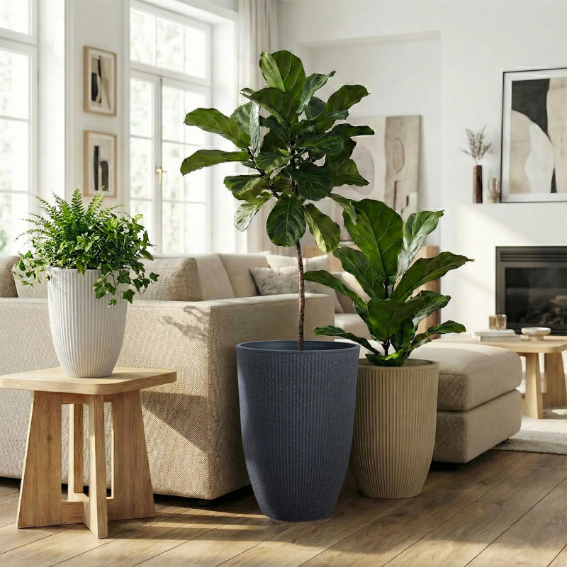 Pots de jardin décoratifs modernes pour l'intérieur et l'extérieur