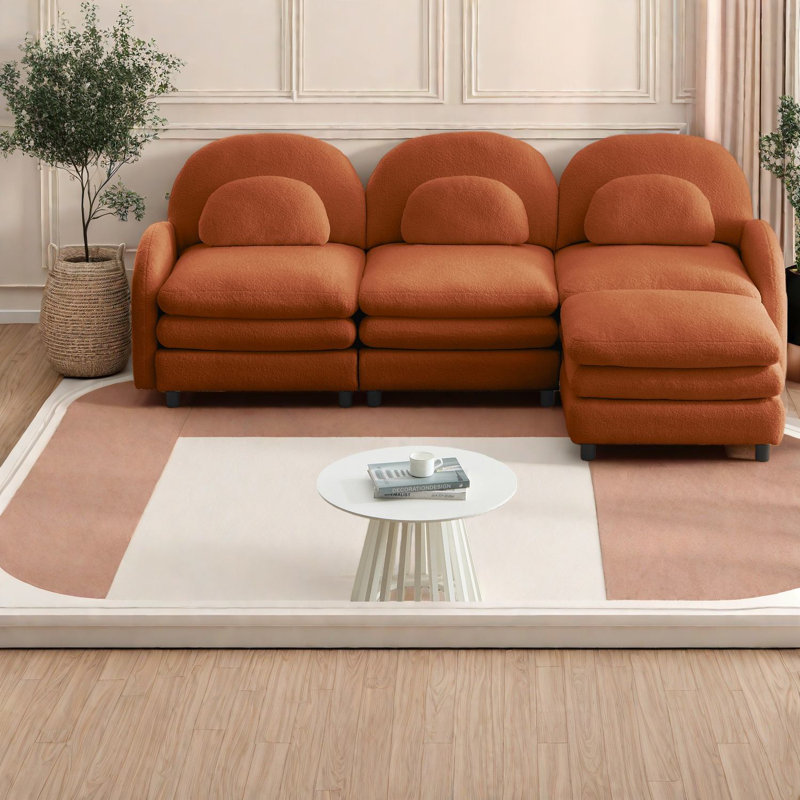 Canapés modulaires Cloud Comfort, canapé modulaire 3 places pour la maison Teddy
