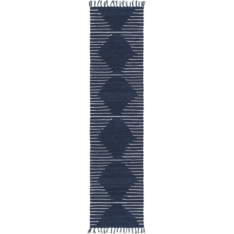 Gwin Cotton Southwestern Indoor Rug, Runner 2'7" x 10'
