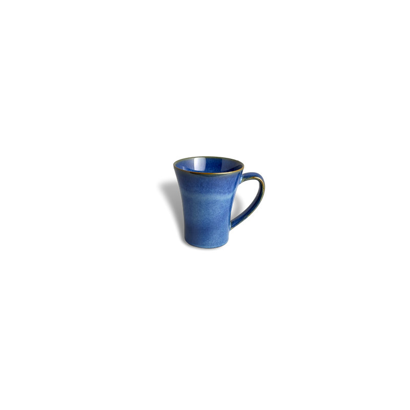 Stillwater Azul Stoneware Coffee Mug, Dark Blue