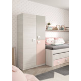 Linderman Cloakroom Manchester, Cabinet With 3 Doors And 3 Shelves With Clothes Hanger Bar, 90X52H200 Cm