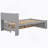 Bed with Side Bookcase, Drawers-1196694636