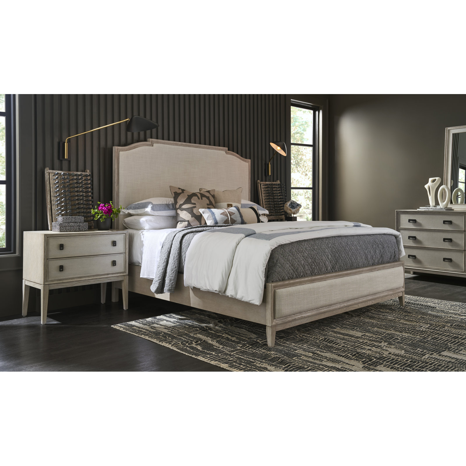 Nadine Upholstered Bed, Queen