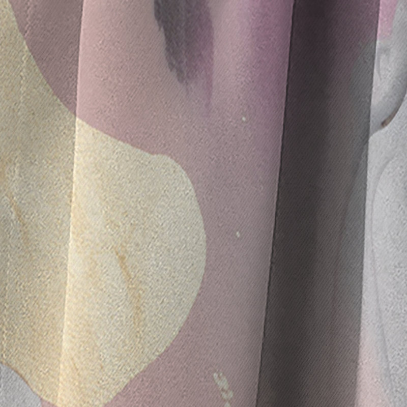 Slawson - Rideau occultant en marbre marbré abstrait - 1 panneau, L 52 po x L 108 po