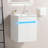 Wall Mounted Bathroom Vanity with Sink, radar sensing light and Storage Space