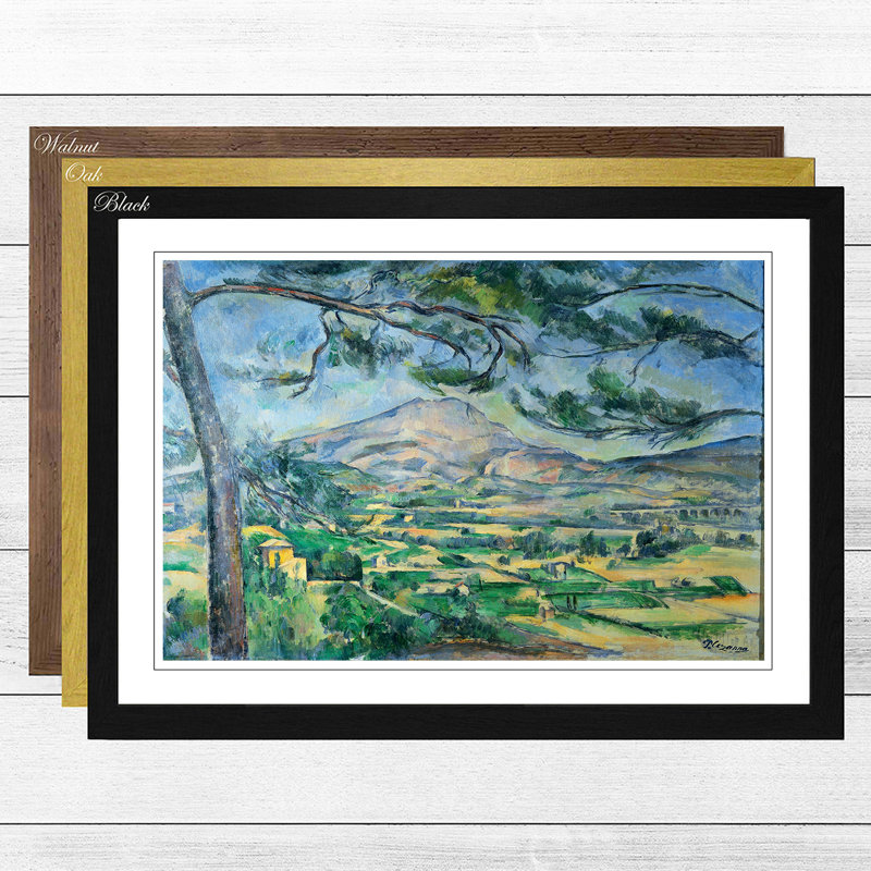 Paul Cezanne - Single Picture Frame Painting, Walnut