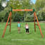 Backyard Discovery Cedar Swing Set with Swing(s)