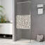 Rosati Hinged Semi-Frameless Shower Door with Frosted Glass-472857708