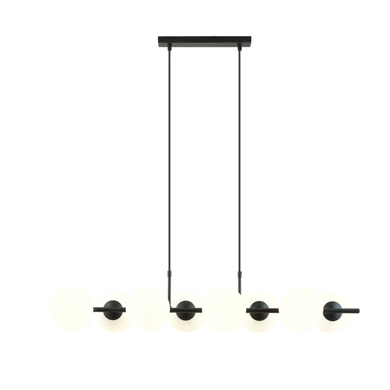 Akper 8 - Light Kitchen Island Pendant, White