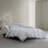 Calvin Klein Washed Texture Solid Cotton Duvet Cover Set-109049445-93507459