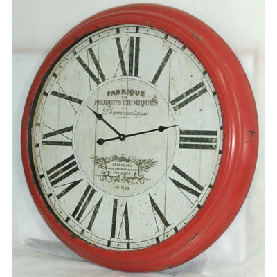 Abancourt Metal Wall Clock
