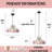 Tiffany Style Floral Hanging Lighting ,singe Head Stained Glass Pendant Light Fixture For Dining Room