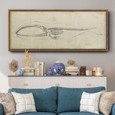 Whale Study I - Toile encadrée