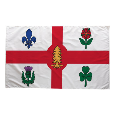 Drapeau de Montréal - Drapeau extérieur