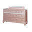 Commode double 7 tiroirs avec miroir Alisson
