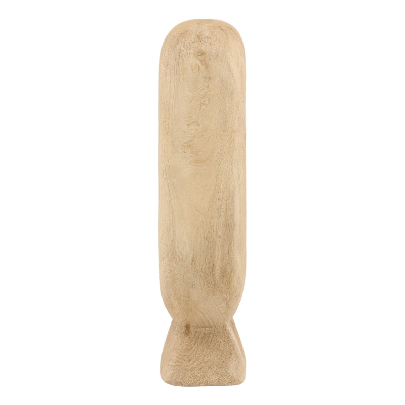 Makara Sculpture Natural, 11.2" H x 6" W x 2.6" D