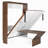 Full Size Murphy Bed With Foldable Desk – Space Saving Wall Bed