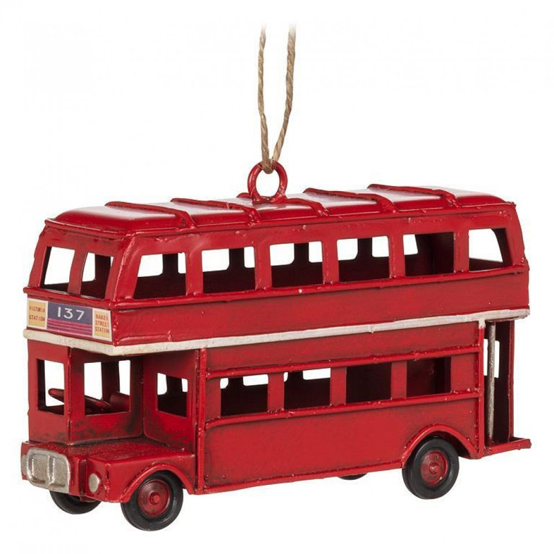 Double Decker Bus Ornament