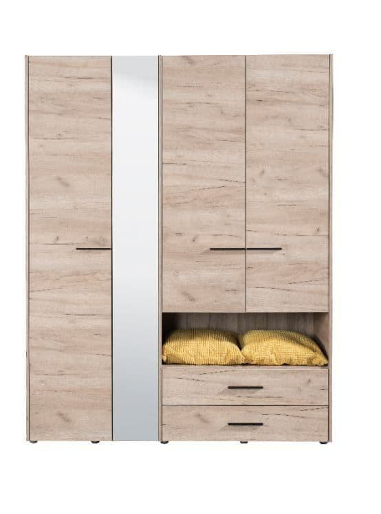 Renier Solid Wood Wardrobe
