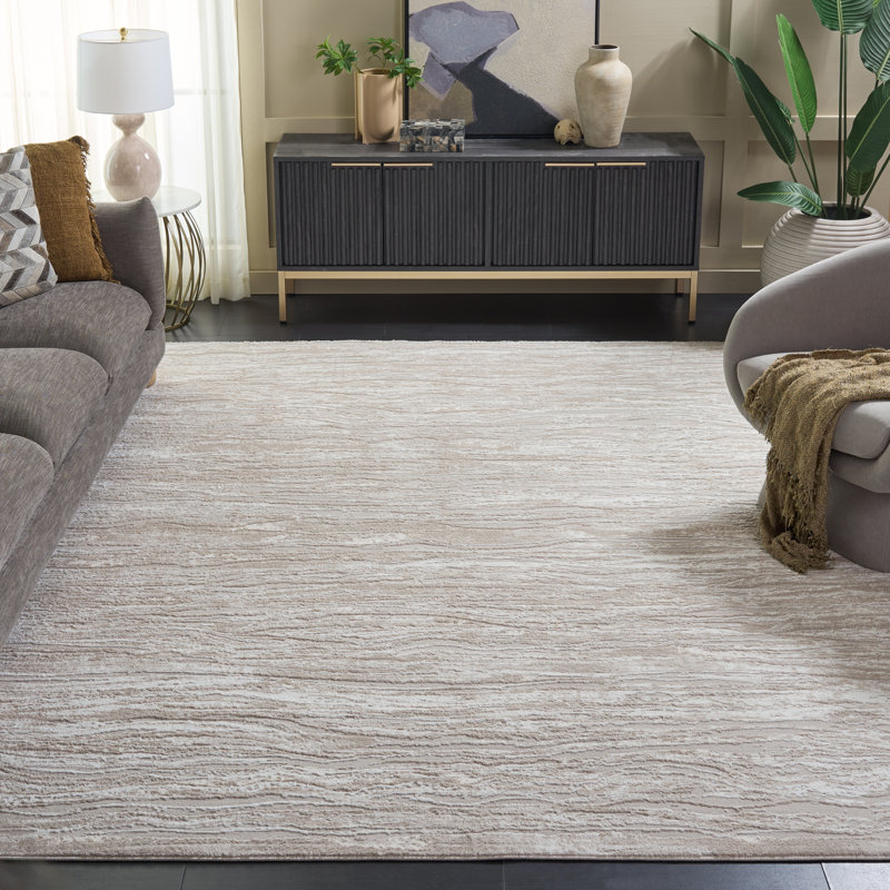 Earby Performance Abstract Rug, Rectangle 8' x 10'