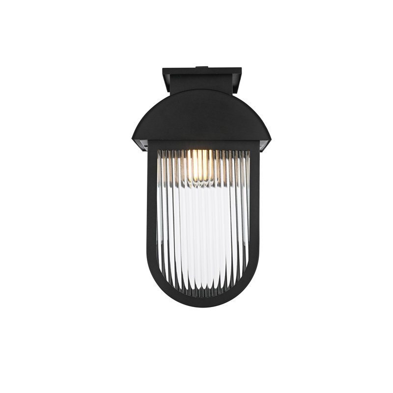 Albert Outdoor Wall sconce in Black