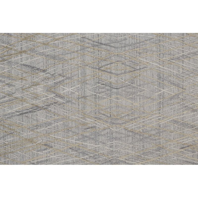 Performance Viscose Abstract Indoor Rug, Runner 2'9" x 10'